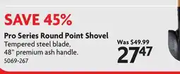 Home Hardware Pro Series Round Point Shovel offer