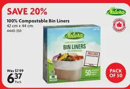 Home Hardware 100% Compostable Bin Liners offer