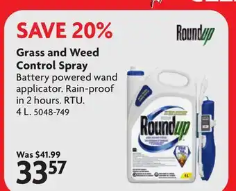 Home Hardware Grass and Weed Control Spray offer