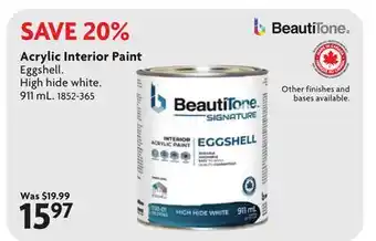 Home Hardware Acrylic Interior Paint offer