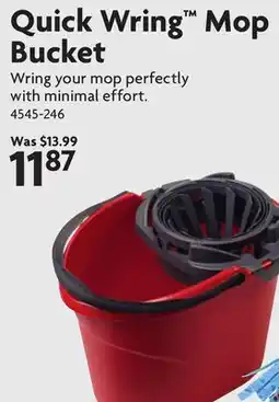 Home Hardware Quick Wring Mop Bucket offer