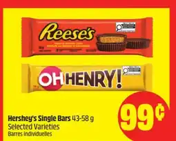 FreshCo Hershey's Single Bars 43-58 g Selected Varieties offer