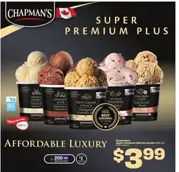 FreshCo Chapman's Super Premium Plus Ice Cream 500 mL offer