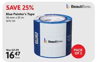 Home Hardware Blue Painter's Tape offer