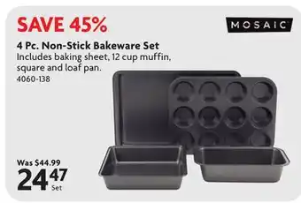 Home Hardware 4 Pc. Non-Stick Bakeware Set offer