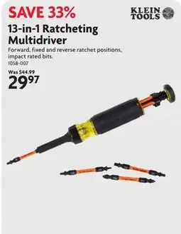 Home Hardware 13-in-1 Ratcheting Multidriver offer