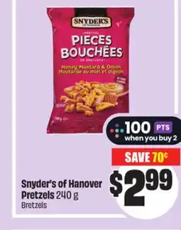 FreshCo Snyder's or Hanover Pretzels 240 g offer