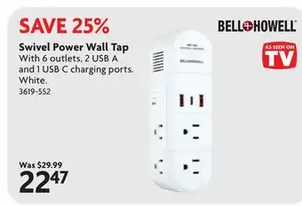 Home Hardware Swivel Power Wall Tap offer