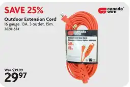 Home Hardware Outdoor Extension Cord offer