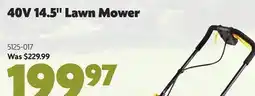 Home Hardware 40V 14.5 Lawn Mower offer