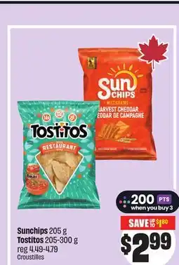 FreshCo Sunchips 205 g, Tostitos 205-300 g offer