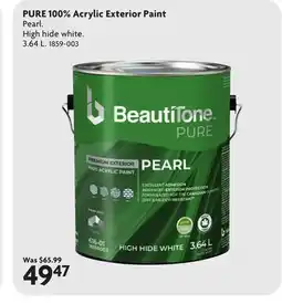 Home Hardware PURE 100% Acrylic Exterior Paint offer