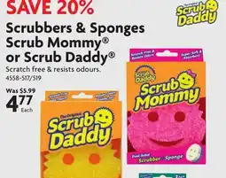 Home Hardware Scrubbers & Sponges Scrub Mommy or Scrub Daddy offer