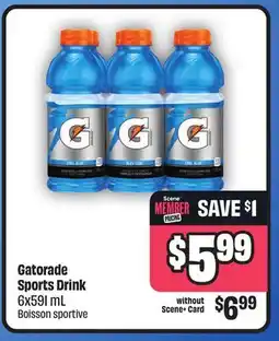 FreshCo Gatorade Sports Drink 6x591 mL offer