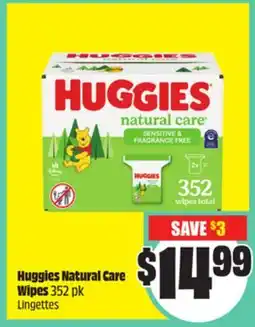 FreshCo Huggies Natural Care Wipes 352 pk offer