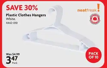 Home Hardware Plastic Clothes Hangers offer