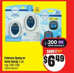 FreshCo Febreze Spray or Auto Spray 2 pk offer