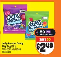 FreshCo Jolly Rancher Candy Peg Bags 182 g Selected Varieties offer