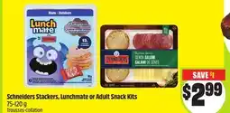 FreshCo Schneiders Stackers, Lunchmate or Adult Snacks Kits 75-120 g offer