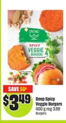 FreshCo Deep Spicy Veggie Burgers 400 g offer