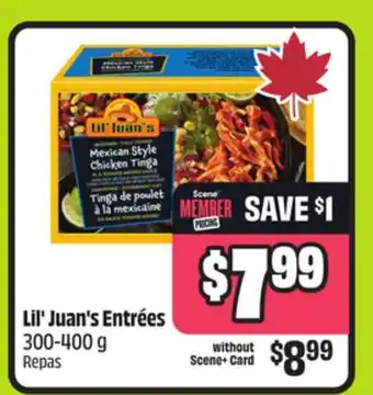 FreshCo Lil'Juan's Entrees 300-400 g offer