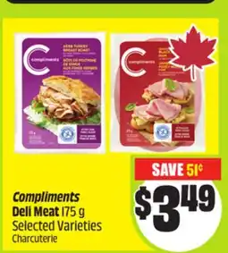 FreshCo Compliments Deli Meat 175 g Selected Varieties offer