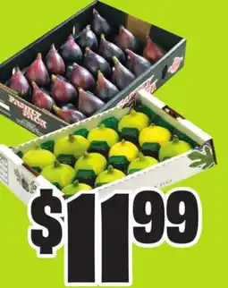 FreshCo Fresh Green or Black Figs Case Product of USA offer
