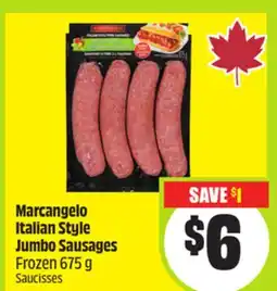 FreshCo Marcangelo Italian Style Jumbo Sausages Frozen 675g offer