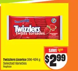 FreshCo Twizzlers Licorice 396-454 g Selected Varieties offer