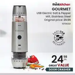 Stokes GOURMET USB Electric Salt & Pepper Mill offer