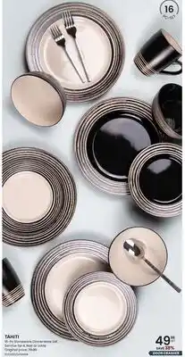 Stokes TAHITI 16-Pc Stoneware Dinnerware Set offer