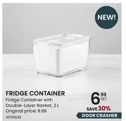 Stokes FRIDGE CONTAINER Fridge Container with Double-Layer Basket offer