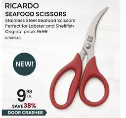 Stokes SEAFOOD SCISSORS Stainless Steel Seafood Scissors Perfect for Lobster and Shellfish offer