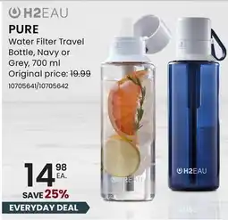 Stokes PURE Water Filter Travel Bottle offer