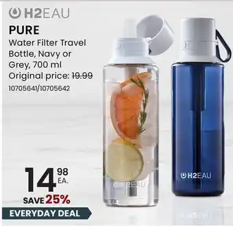 Stokes PURE Water Filter Travel Bottle offer