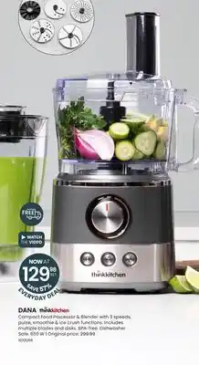 Stokes DANA Compact Food Processor & Blender offer