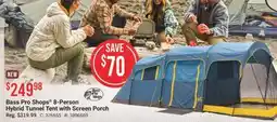 Cabela's Bass Pro Shops 8-Person Hybrid Tunnel Tent with Screen Porch offer