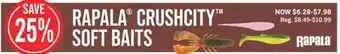Cabela's RAPALA CRUSHCITY SOft Baits offer