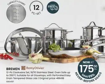 Stokes Remy Olivier BREMEN 12-Pc Cookware Set offer
