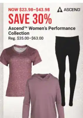 Cabela's Ascend Women's Performance Collection offer