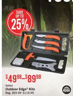 Cabela's Select Outdoor Edge Kits offer