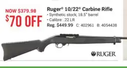 Cabela's Ruger 10/22 Carbine Rifle offer