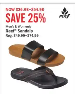 Cabela's Reef Sandals offer