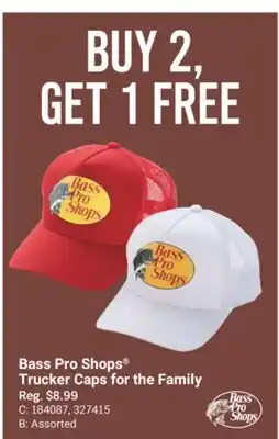 Cabela's Bass Pro Shops Trucker Caps for the Family offer
