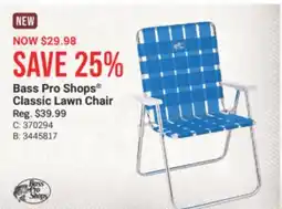 Cabela's Bass Pro Shops Classic Lawn Chair offer