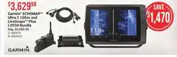 Cabela's Garmin ECHOMAP Ultra 2 106sv and LiveScope Plus LVS34 Bundle offer