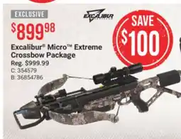 Cabela's Excalibur Micro Extreme Crossbow Package offer