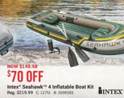 Cabela's Intex Seahawk 4 Inflatable Boat Kit offer