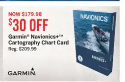 Cabela's Garmin Navionics + Cartography Chart Card offer
