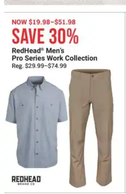Cabela's RedHead Men's Pro Series Work Collection offer